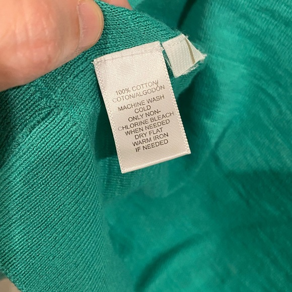 This cute, green, size S cardigan from Ann Taylor Loft is a must have! - Picture 4 of 4